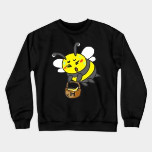 Bumblebee for fat Funny gift bee love for animals Crewneck Sweatshirt